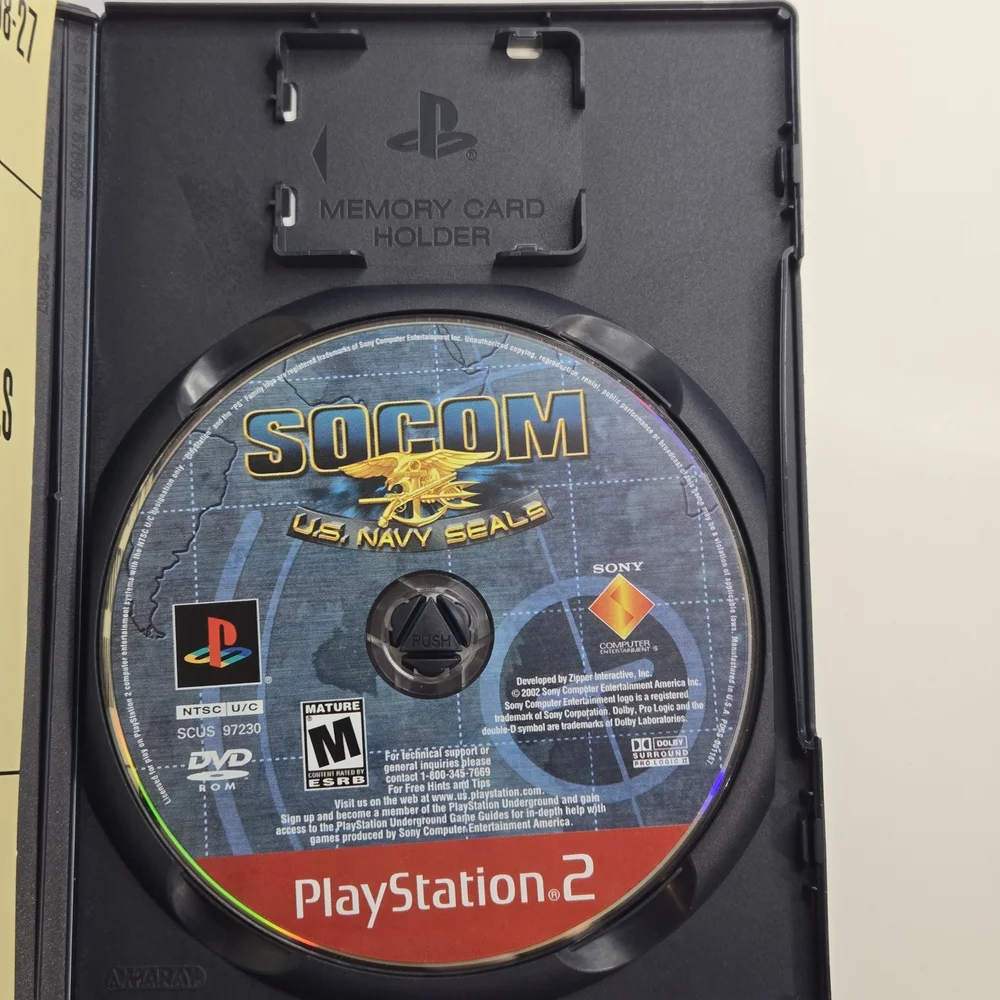 SOCOM U.S. Navy SEALs Sony Playstation 2 Greatest Hits Ps2 Cib Game Tested Works